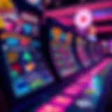 Digital scratch-off game interface showcasing vibrant graphics