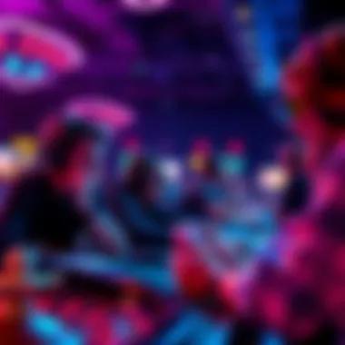 Embracing Modern Gaming Culture A vibrant scene depicting players immersed in a flash gaming environment, symbolizing modern gaming culture.