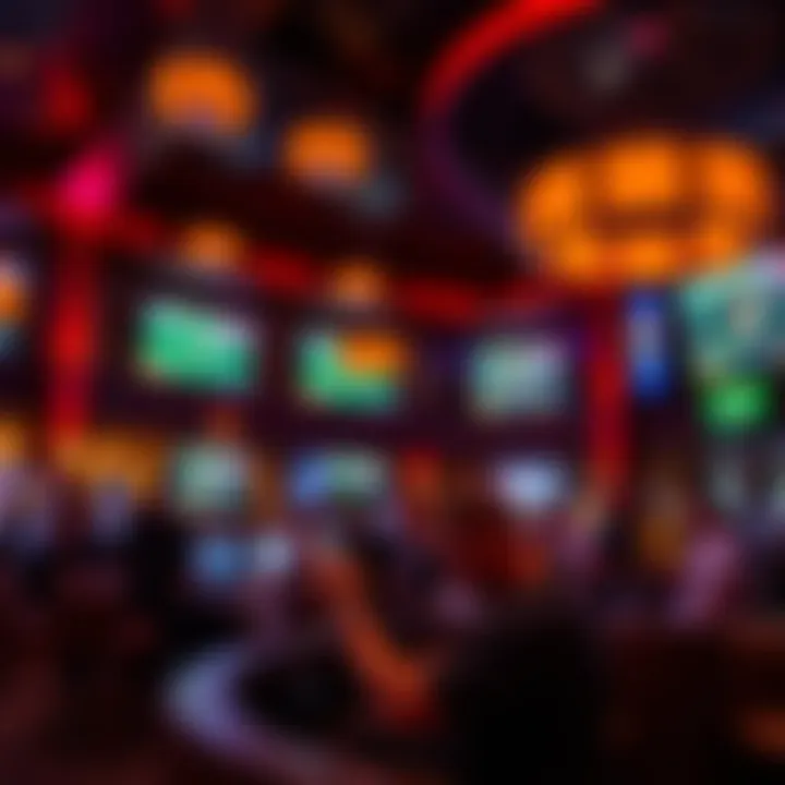 Exciting atmosphere in the Foxwoods sportsbook lounge