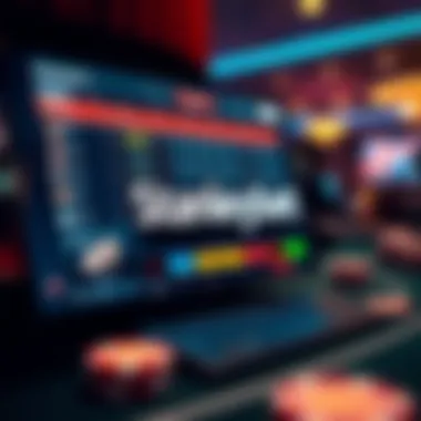 Online Betting Interface Overview Visual representation of online betting interface