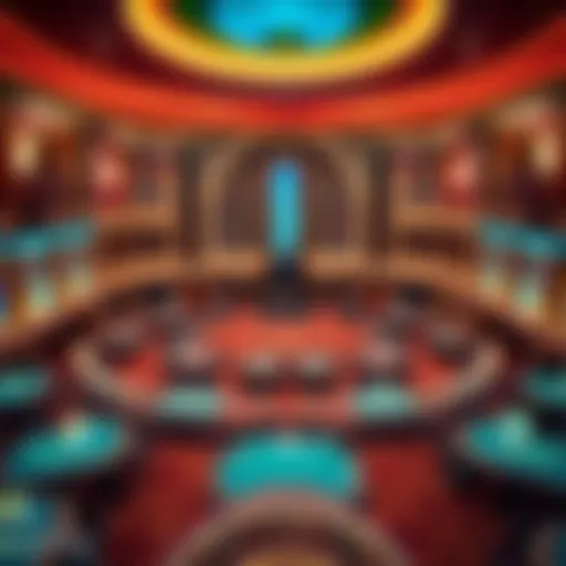 Bellagio Casino seating layout illustration
