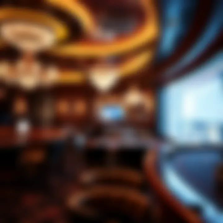 Stunning interior design of a Las Vegas club