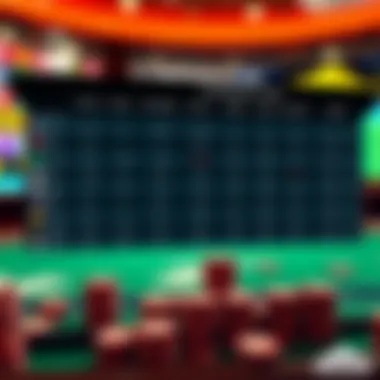 Comparison chart of betting odds from various platforms