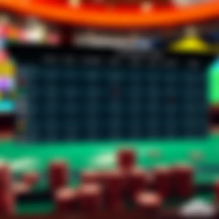 Comparison chart of betting odds from various platforms