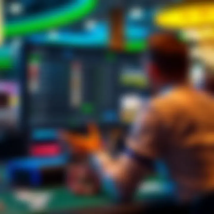 User interface of a leading sportsbook platform