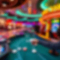 Vibrant interface of an online fish table casino showcasing interactive gameplay.