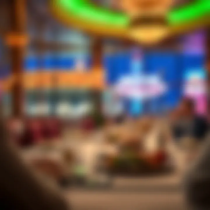 Savoring Culinary Excellence in Las Vegas Gourmet dining experience in a luxurious restaurant