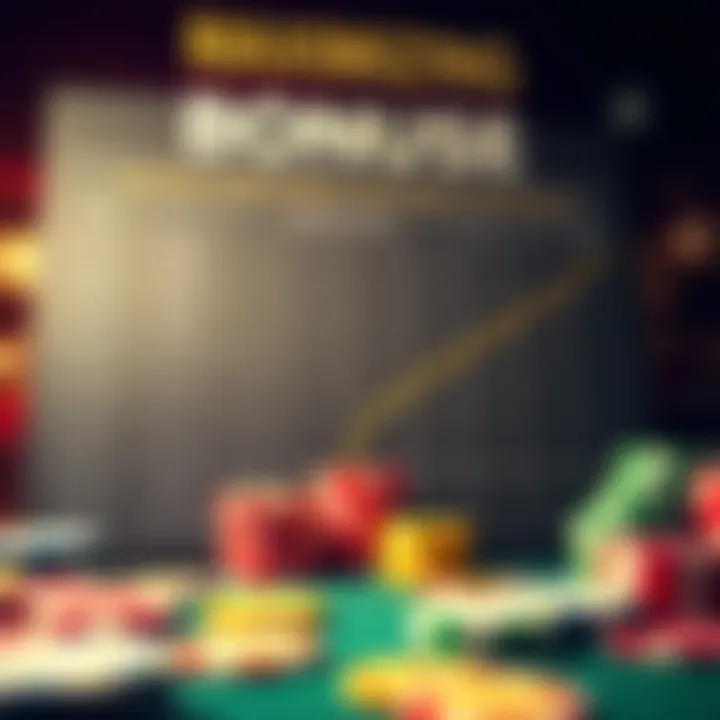 A strategy chart depicting optimal use of casino bonuses