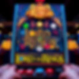 Visual representation of the Lord of the Rings slot machine interface showcasing its intricate design and vibrant colors.
