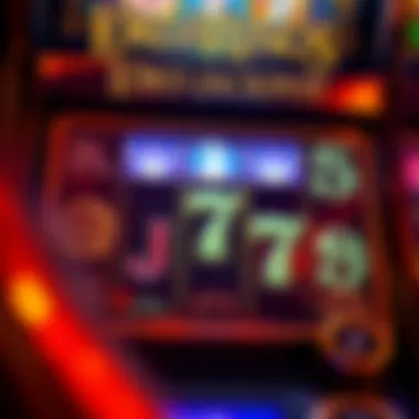 Jackpot Feature of the Lord of the Rings Slot Machine Close-up of the jackpot feature in the Lord of the Rings slot machine, highlighting the potential winnings.
