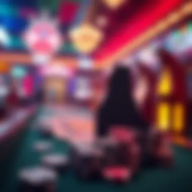 A visual representation of responsible gambling practices with icons and symbols