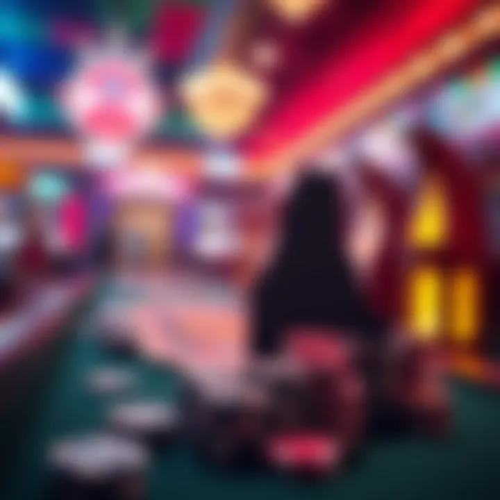 A visual representation of responsible gambling practices with icons and symbols