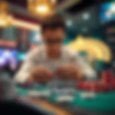 A conceptual image illustrating responsible gambling practices