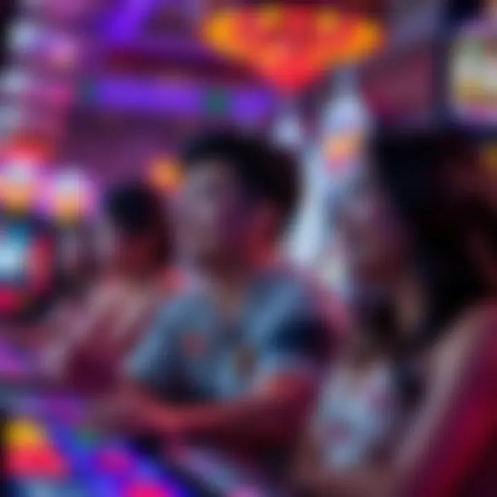 An engaging visual representation of diverse audiences enjoying live free slots