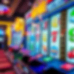 A vibrant live free slots gaming interface showcasing colorful reels and symbols
