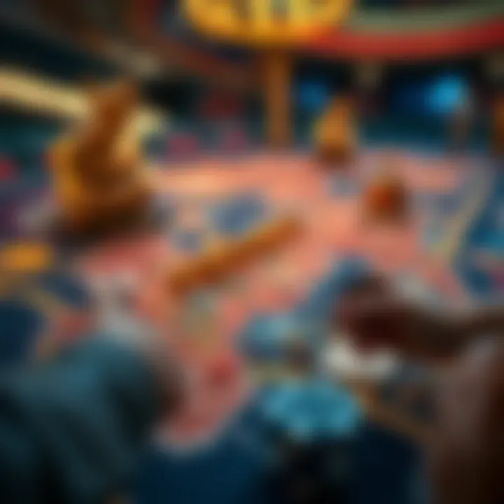 Strategic Gameplay Mechanics A strategic map showcasing gameplay mechanics