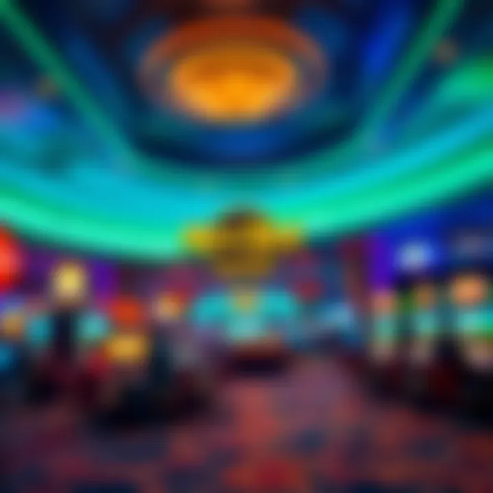 The vibrant atmosphere of the Seminole Hard Rock Casino