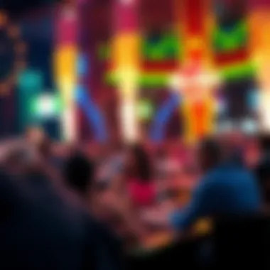 Vibrant live entertainment event at the Tulsa Hard Rock Casino