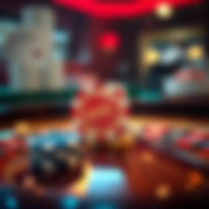 Risk and Reward in Roulette Gaming A roulette chip stack symbolizing risk and reward