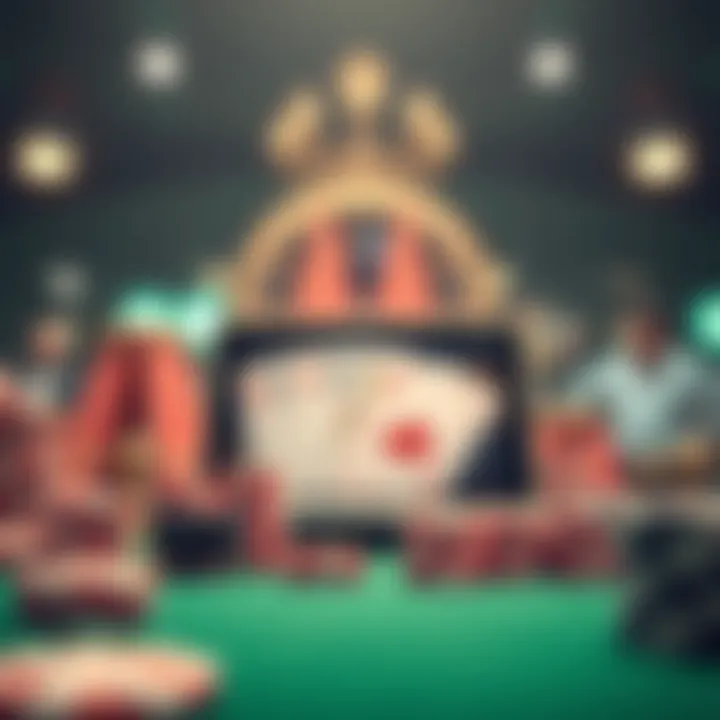 A visual representation of the regulatory framework surrounding online gambling.