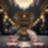 A legendary poker trophy symbolizing victory