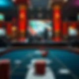 An engaging online poker table interface