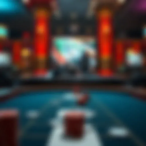 An engaging online poker table interface