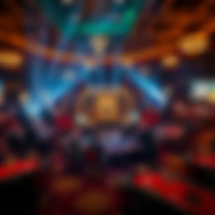 The grand arena setup for the Tournament of Kings event