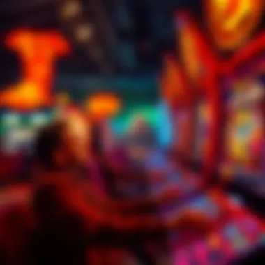 Immersive Player Experience in Volcano Slots A player immersed in the excitement of spinning volcano slots