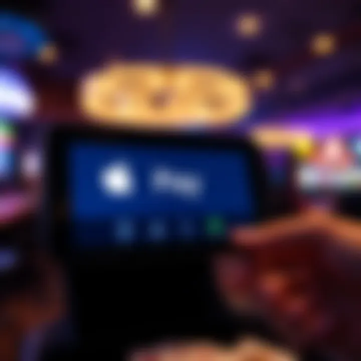 User interface showcasing Apple Pay option