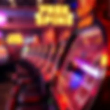 The Thrill of Free Spins A captivating graphic depicting free spins in action