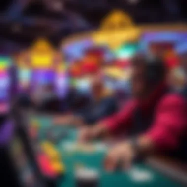 Player enjoying online gaming experience