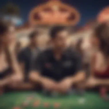 A vibrant community of Heart of Vegas players engaging with the game