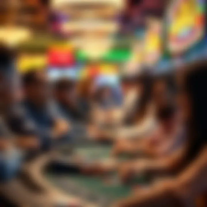 Diverse demographics enjoying the casino experience