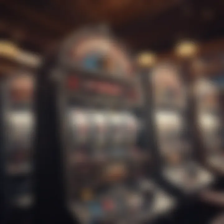 Visual representation of slot machine odds and payouts