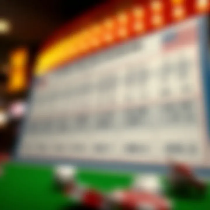A chart displaying statistics of lottery odds and payouts, illustrating the best choices