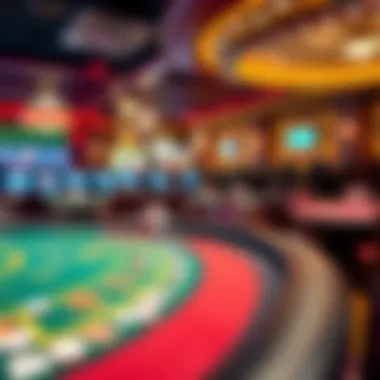 A selection of gaming tables highlighting diverse options