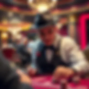 The Art of Dealing Blackjack Blackjack dealer engaged in gameplay