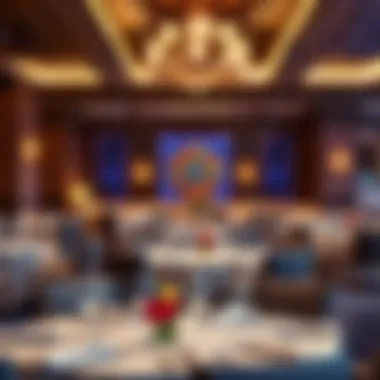 Luxurious dining area within the casino featuring exquisite decor