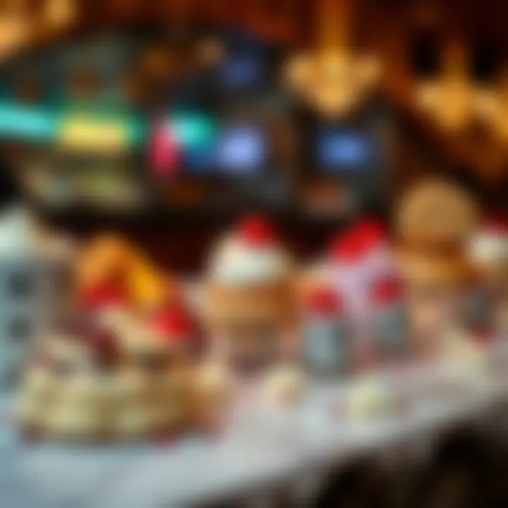 An exquisite dessert selection available at MGM buffets