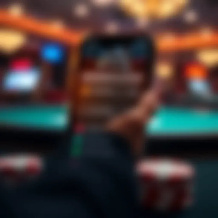 Security features of the MyBookie app highlighted on a mobile screen