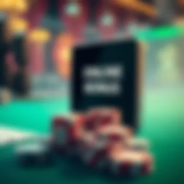 Visual representation of various bonuses available in online poker