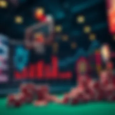 Graph showing data analytics for NBA games