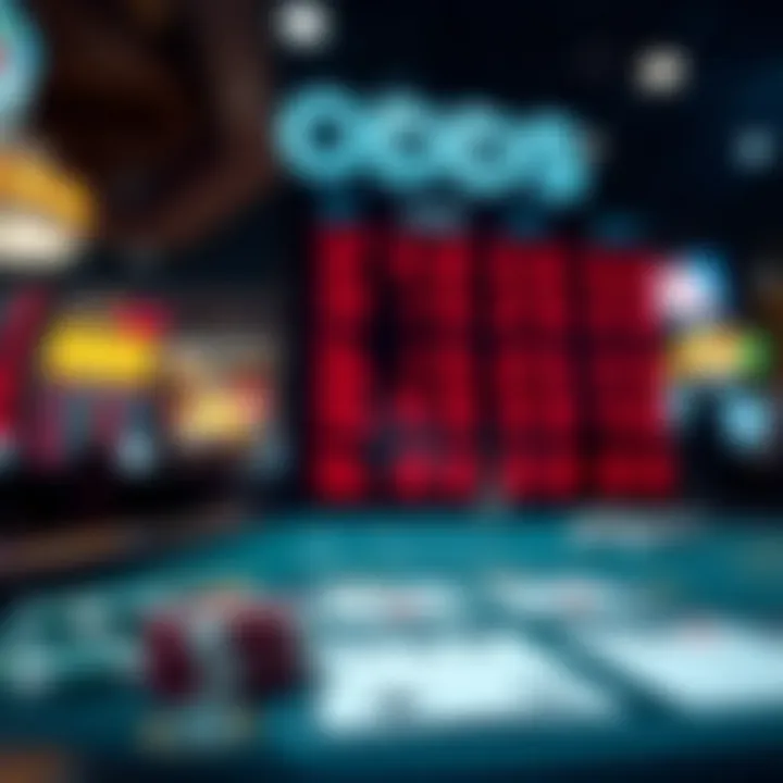 Close-up of a betting odds display