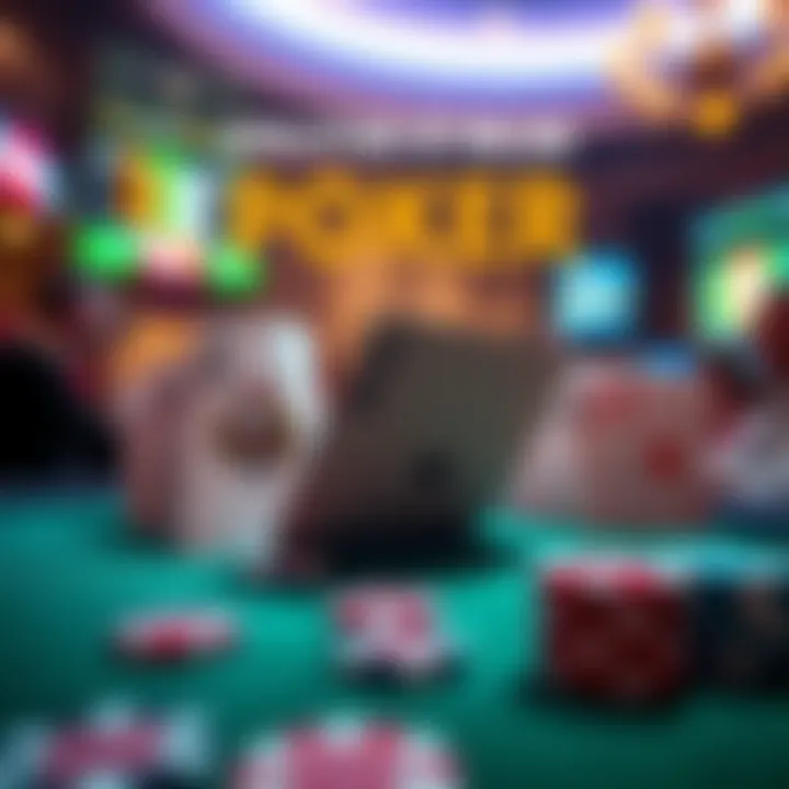 An infographic showing the evolution of online poker in the USA