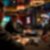 A visual representation of online poker gameplay