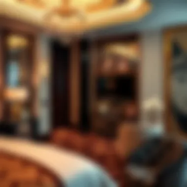 Luxurious room interior at Park MGM with elegant decor