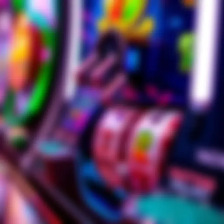 Close-up of unique gameplay mechanics in action