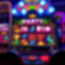 Vibrant slot machine interface featuring Rio-themed symbols