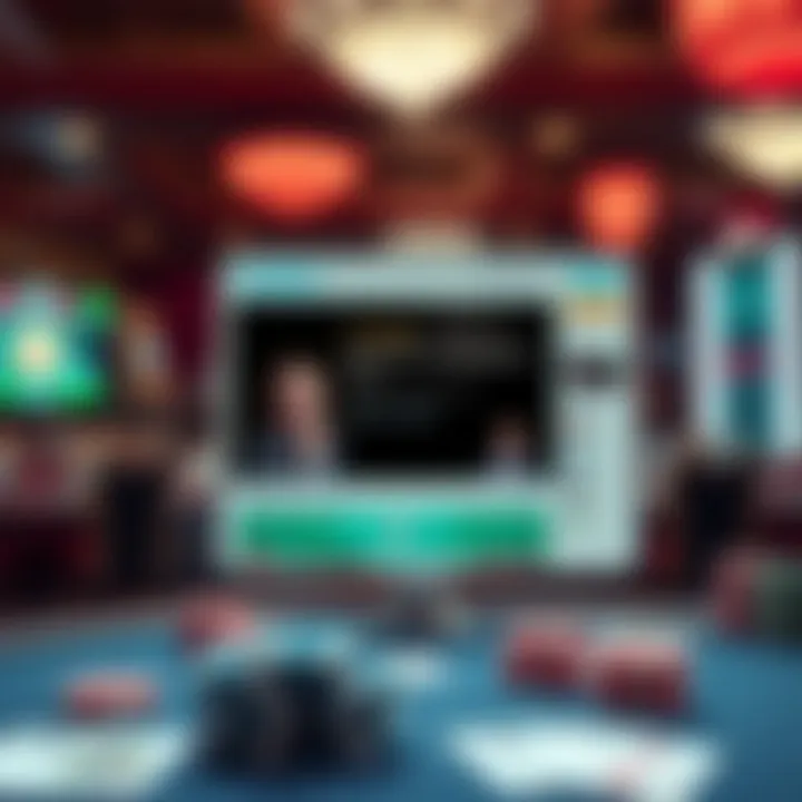 Twitter interface showcasing live poker discussions